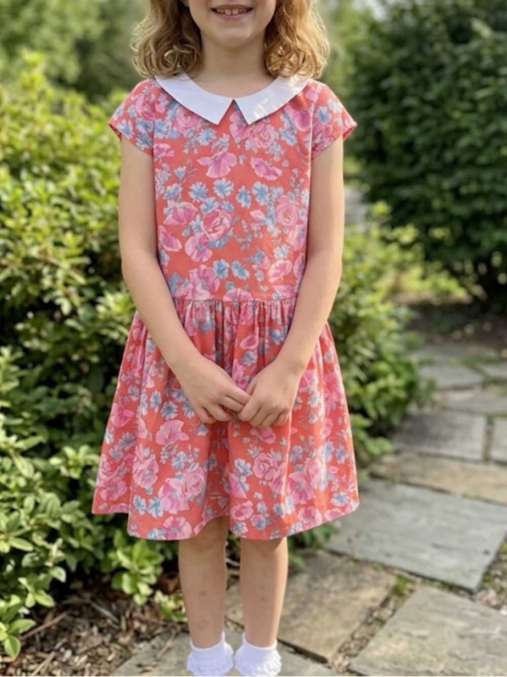 Vintage Girls' Laura Ashley Floral Dress size 10